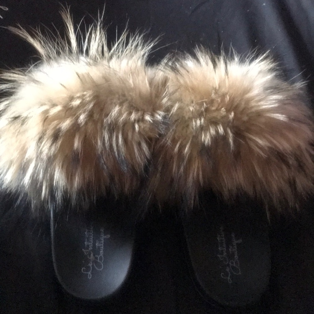 Fuzzy slippers